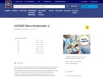 Website Screenshot HOFER