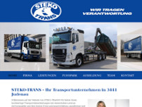 STEKO-TRANS Güterbeförderung GesmbH website screenshot