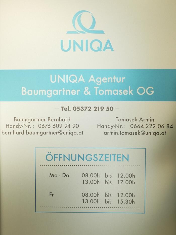 Bilder UNIQA GeneralAgentur Baumgartner & Tomasek OG inkl. Kfz Zulassungsstelle