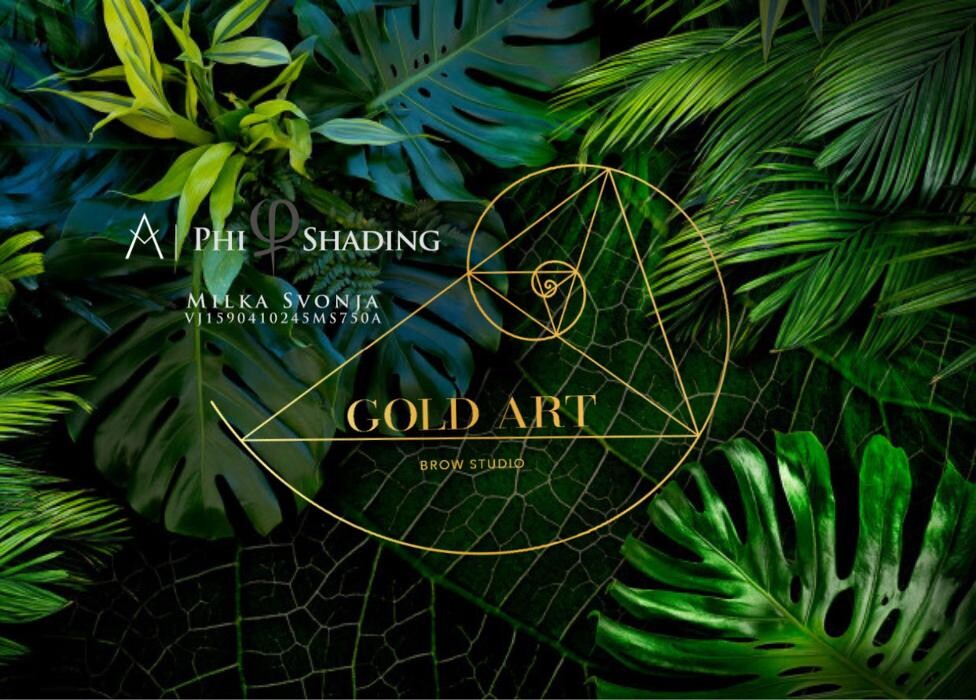 Gold Art Brow Studio Milka Svonja Logo