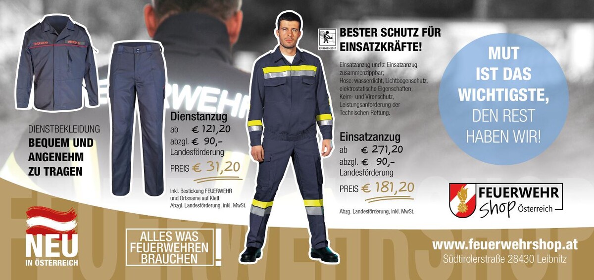 Bilder Feuerwehr Shop Österreich