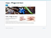 Website Screenshot HEPO - Pflege mit Herz