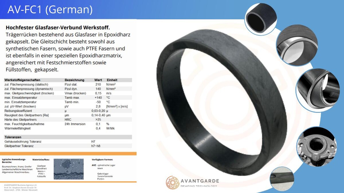 Bilder AVANTGARDE Bearing Technology e.U.