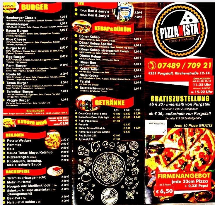 Bilder Pizza Nista