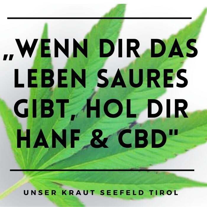 Bilder CBD und Hanf Shop UNSER KRAUT Seefeld Tirol
