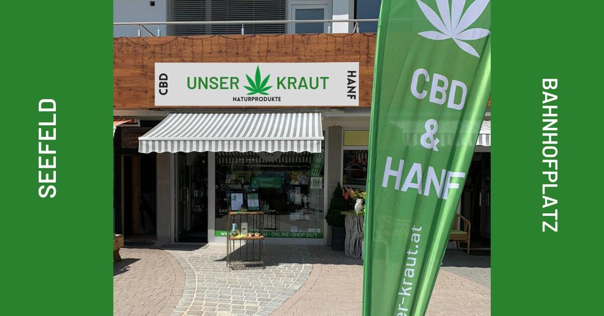 Bilder CBD und Hanf Shop UNSER KRAUT Seefeld Tirol