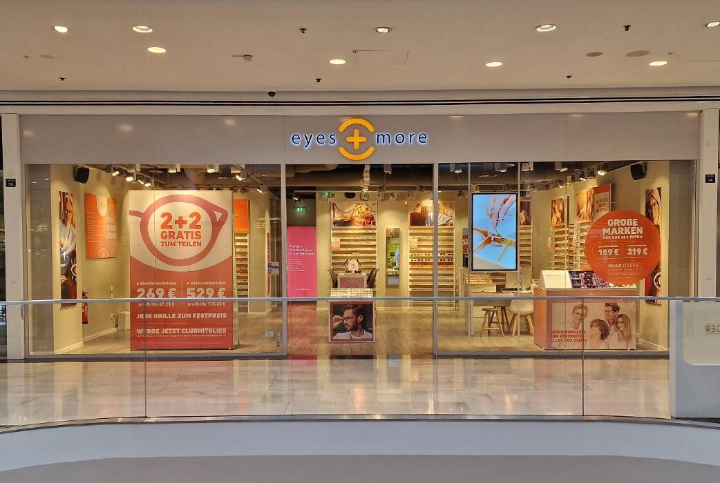 Bilder eyes + more - Optiker Vösendorf, Shopping City Süd