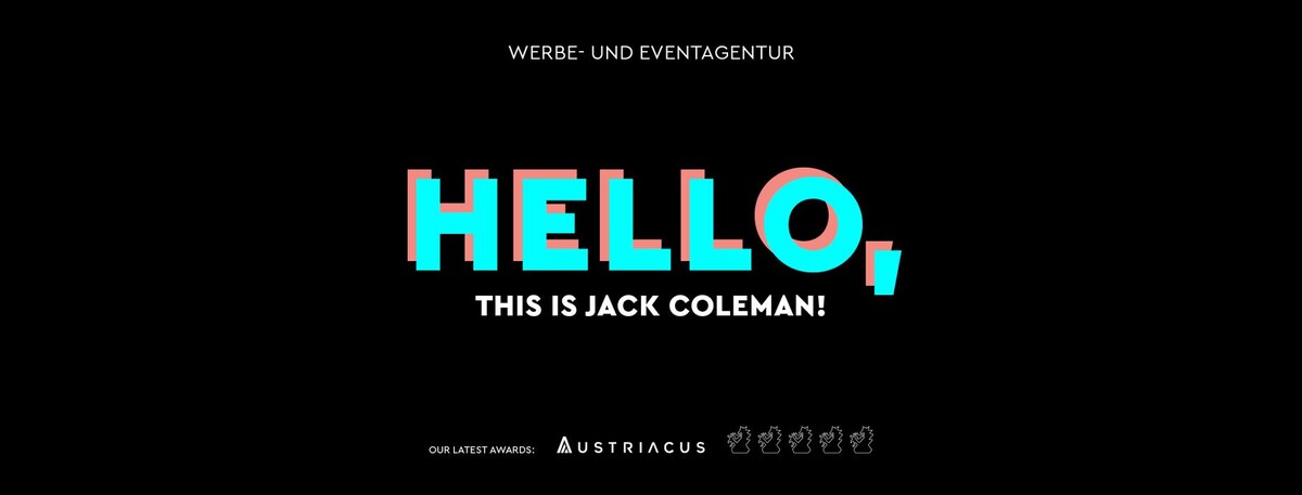 Bilder Jack Coleman - Werbeagentur & Eventagentur Wien