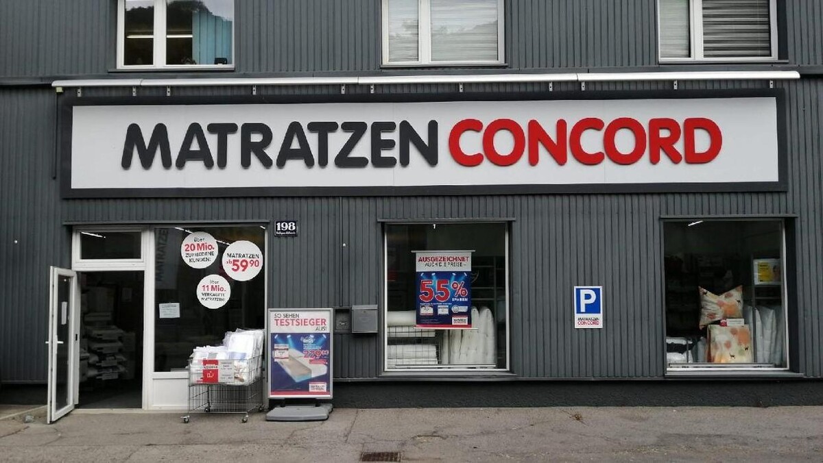 Bilder Matratzen Concord Filiale Wien 19.