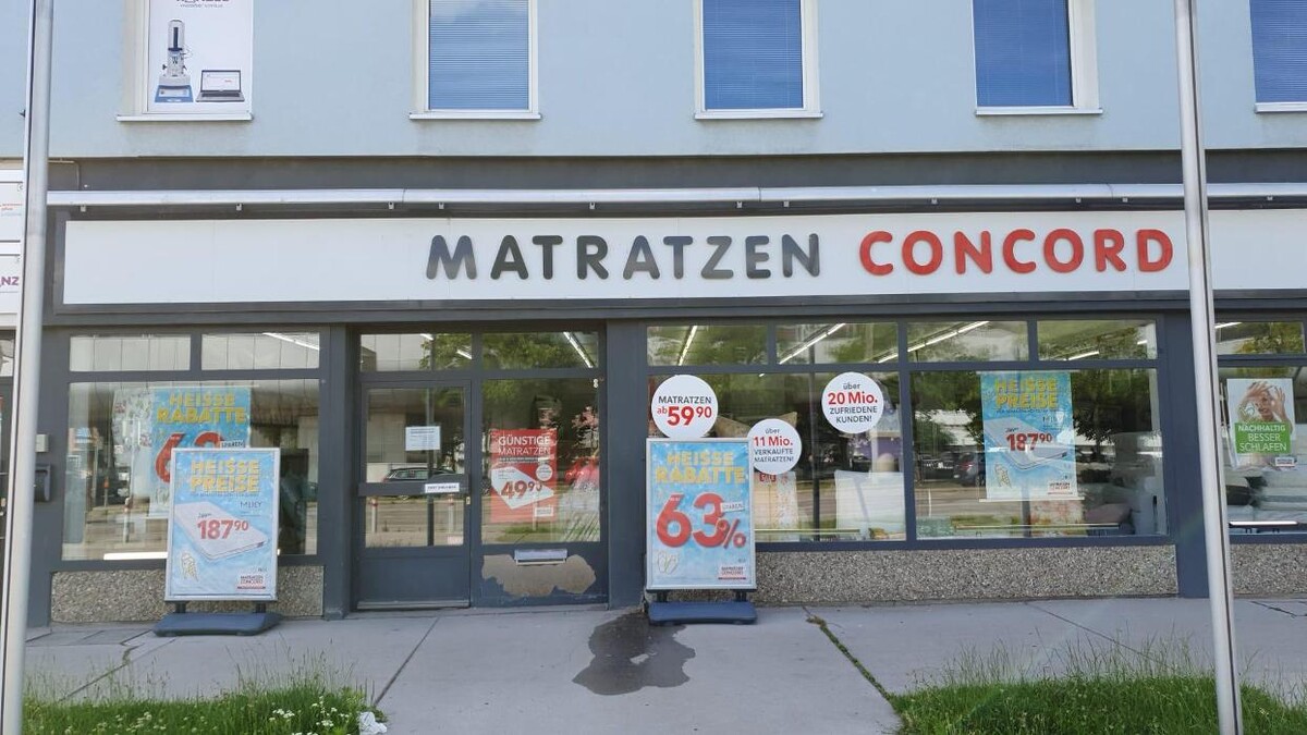 Bilder Matratzen Concord Filiale Wien 22.