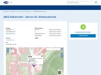 Website Screenshot Arbeitsmarktservice (AMS) Völkermarkt
