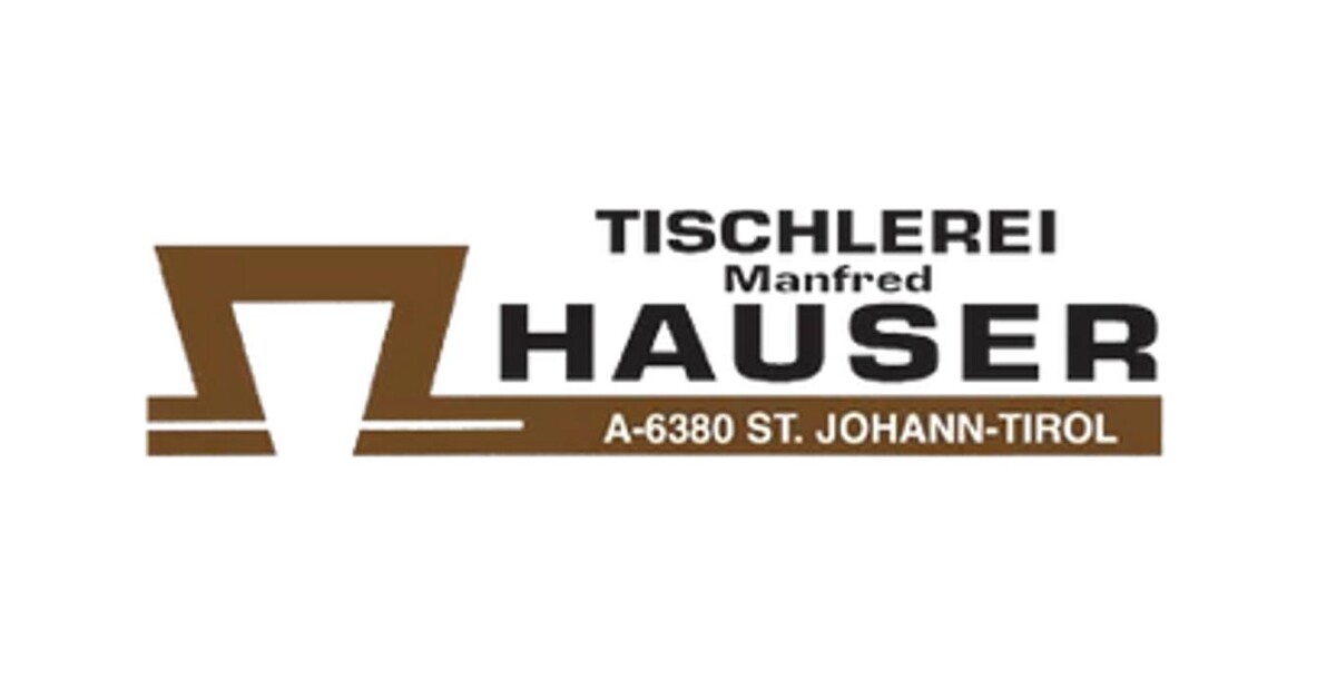 Tischlerei Manfred Hauser - St. Johann in Tirol Logo