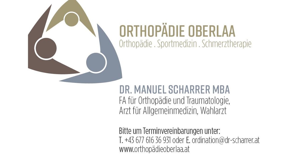 Bilder Orthopädie Oberlaa Dr. Manuel Scharrer MBA