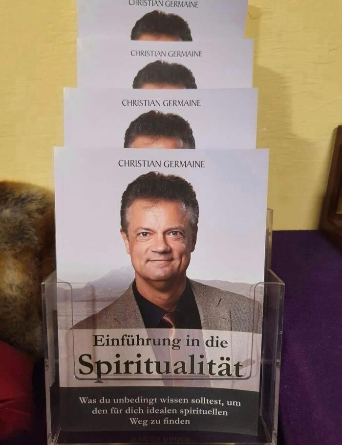 Bilder Christian Germaine, Spiritueller Lebensberater, Hypnose-Coach, Lehrer, Musiker und Autor, bekannt durch TV und Medien