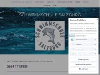 Website Screenshot Schwimmschule Salzburg