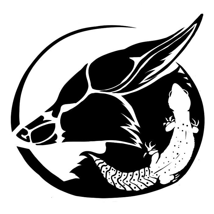 Fuchsige Geckos Logo