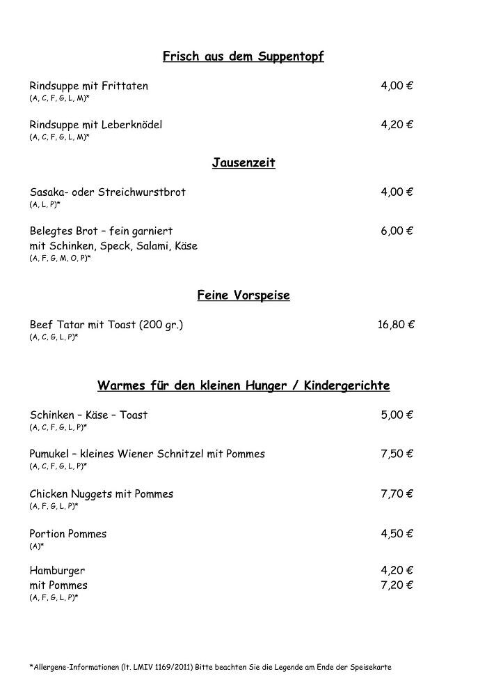 Bilder Dorfschenke & Biergartenrestaurant Kaltschach