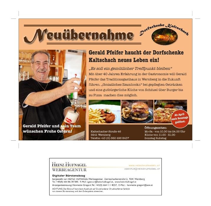 Bilder Dorfschenke & Biergartenrestaurant Kaltschach