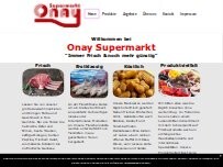 Website Screenshot Onay Supermarkt