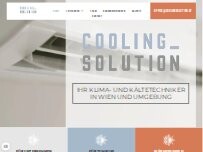 Website Screenshot CSI - Cooling Solution Installationsges.m.b.H.
