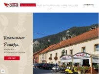Website Screenshot Restaurant Purgar