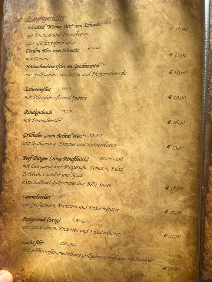 Bilder Restaurant Pizzeria Zum Achtal Wirt
