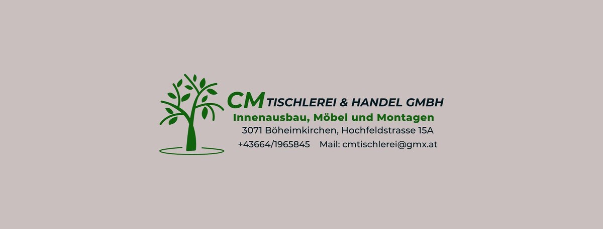 CM Tischlerei & Handel GmbH Logo
