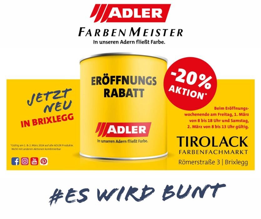 Bilder Tirolack ADLER Farben Lacke Holzschutz Künstlerbedarf