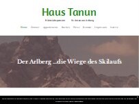 Website Screenshot Haus Tanun