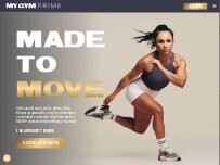 Website Screenshot MYGYM PRIME Fitnessstudio Straßwalchen