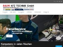 Website Screenshot BAUMI KFZ Technik