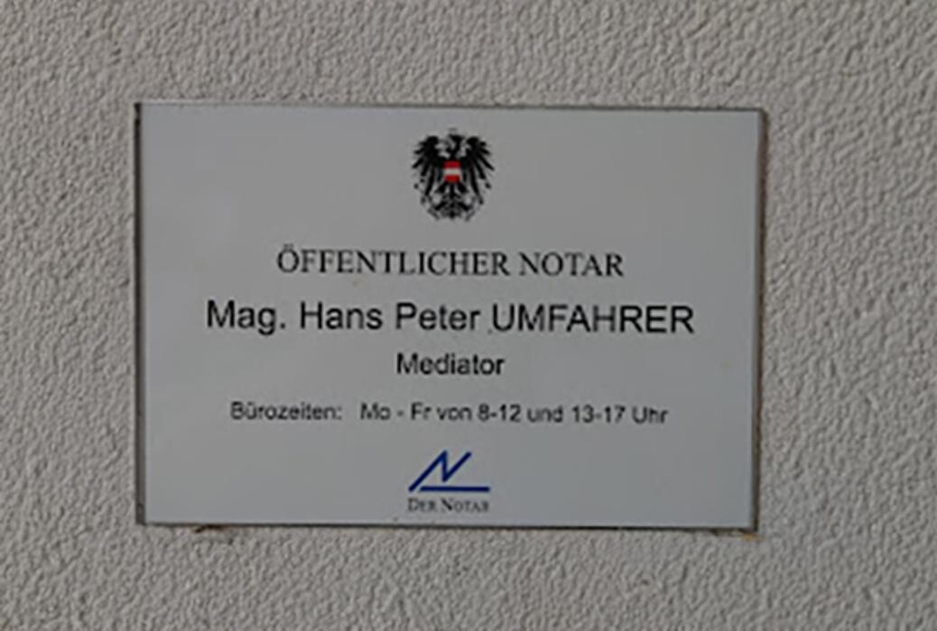 Bilder Öffentlicher Notar - Mag. Hans Peter Umfahrer