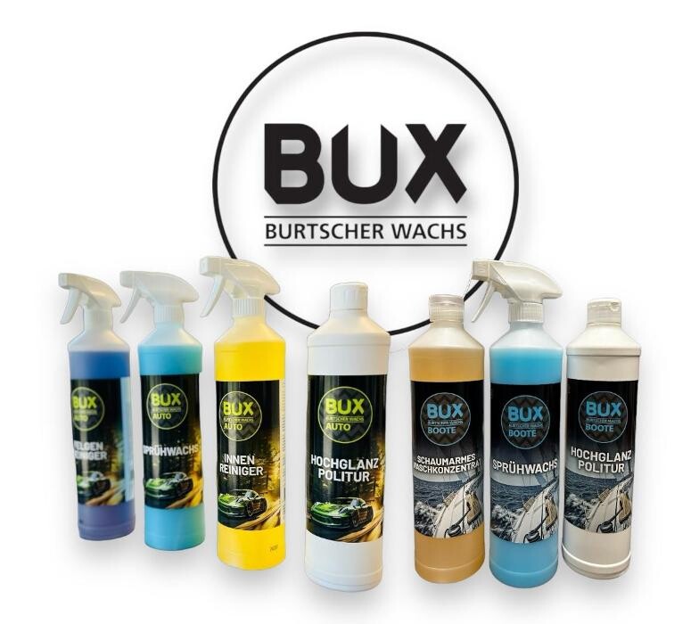 Bilder BUX Pflegeprodukte für Autos und Boote