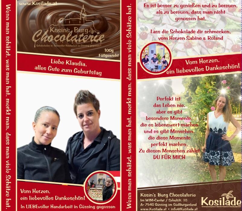 Bilder Kosins Burg Chocolaterie • Kosilade