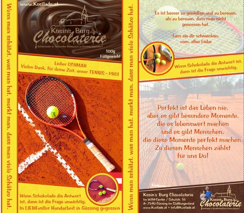 Bilder Kosins Burg Chocolaterie • Kosilade