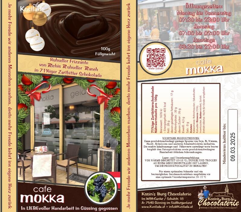 Bilder Kosins Burg Chocolaterie • Kosilade