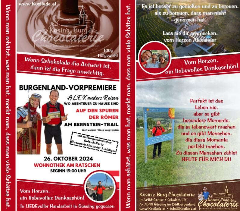 Bilder Kosins Burg Chocolaterie • Kosilade