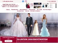 Website Screenshot MONALISA BRAUTMODEN UND ABENDMODEN
