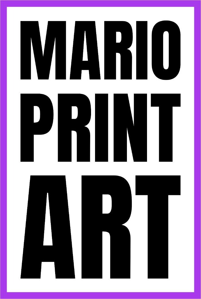 Bilder Mario Print Art