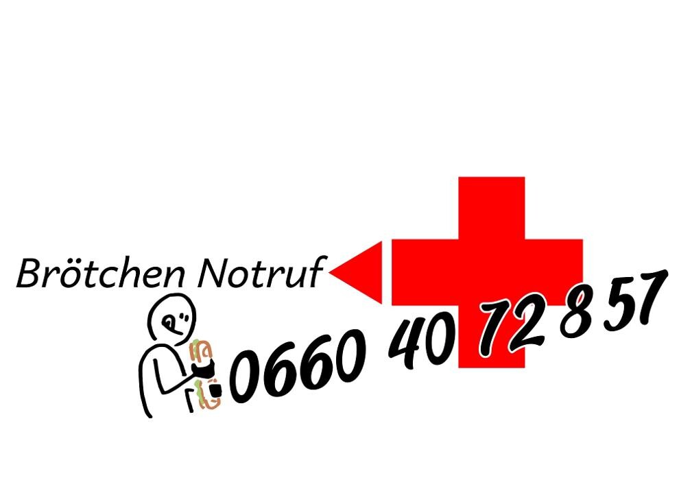 Brötchen Notruf Logo