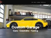 Website Screenshot Custom Garage