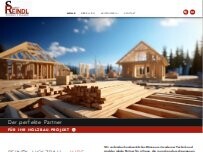 Website Screenshot Reindl Holzbau