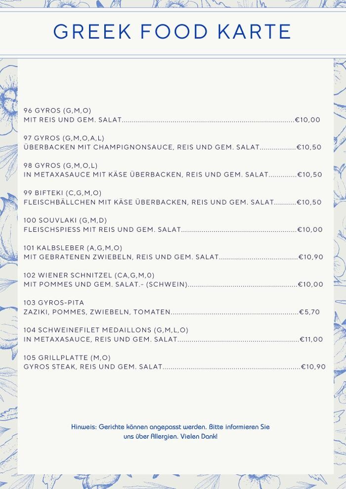 Bilder Griechisches Restaurant Kreta