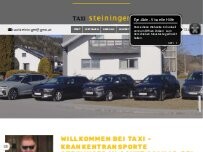 Website Screenshot Taxi Steininger