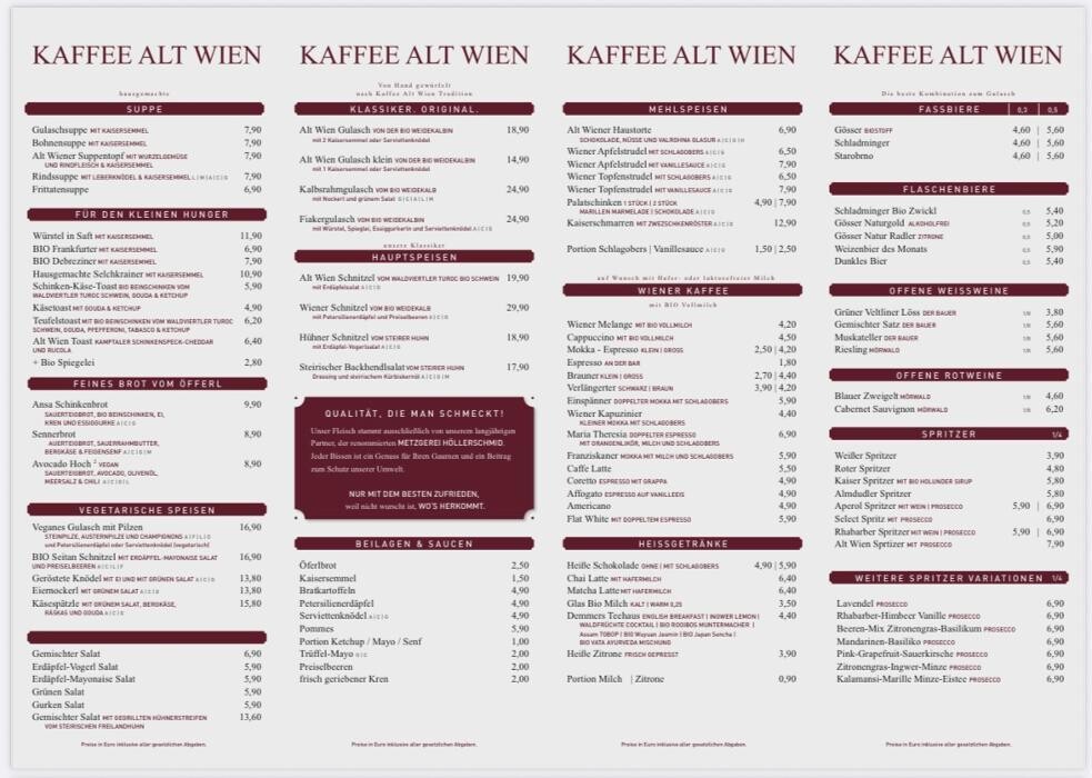 Bilder Kaffee Alt Wien