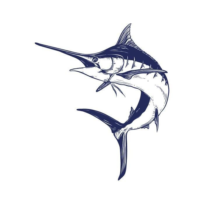 Fischrestaurant Blue Marlin Logo