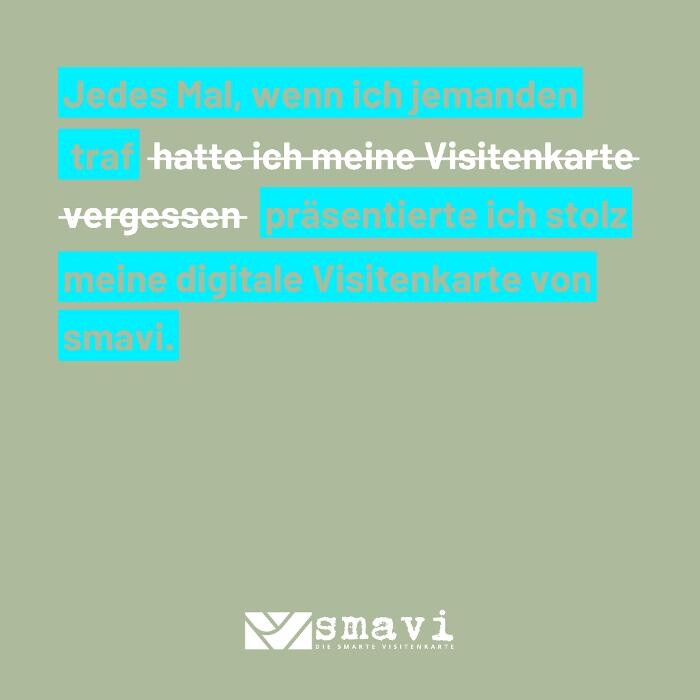 Bilder smavi - Die smarte Visitenkarte