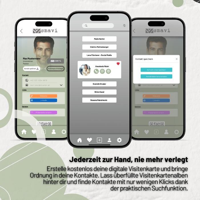 Bilder smavi - Die smarte Visitenkarte