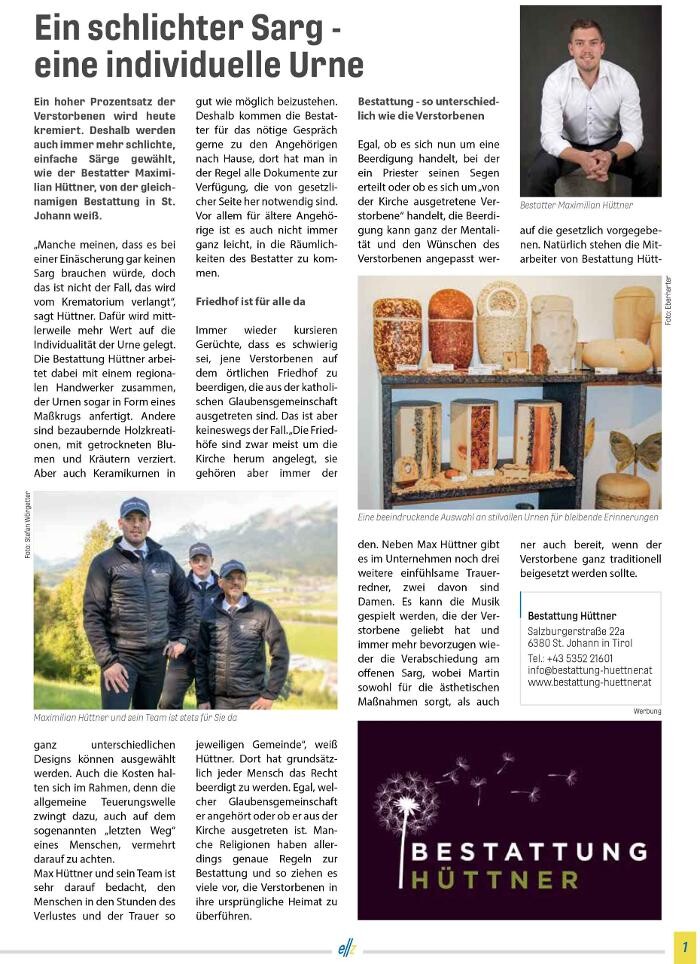 Bilder Bestattung Hüttner