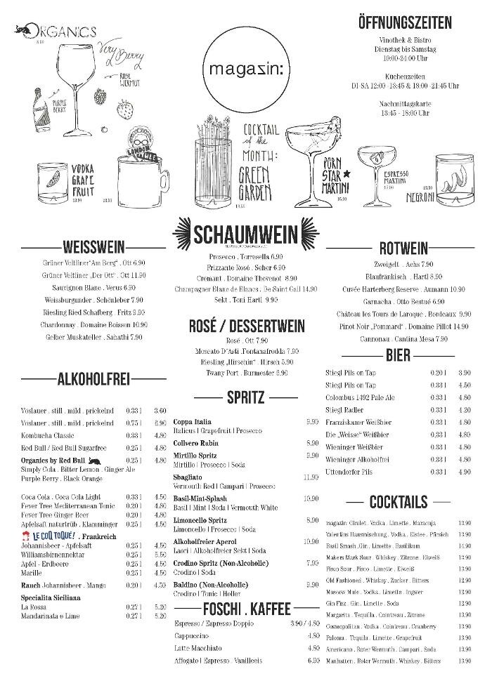 Bilder magazin: Bistro . Vinothek . Shop